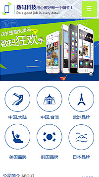  IT科技、软件行业手机模板网站