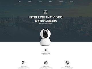  安防、监控器材行业彩色模板网站