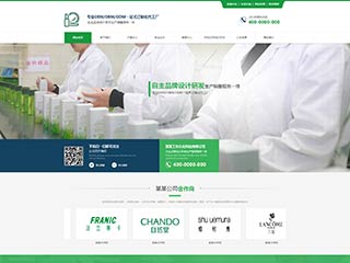 化工、涂料行业彩色模板网站